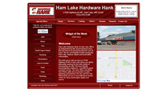 Desktop Screenshot of hamlakehardwarehank.com